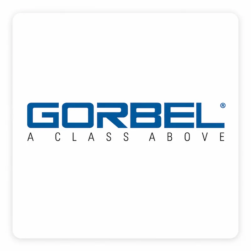 Gorbel marca especializada en grúas industriales, elevación ergonómica, protección contra caídas y soluciones de manejo de materiales suministrada por Grupo Amarel
