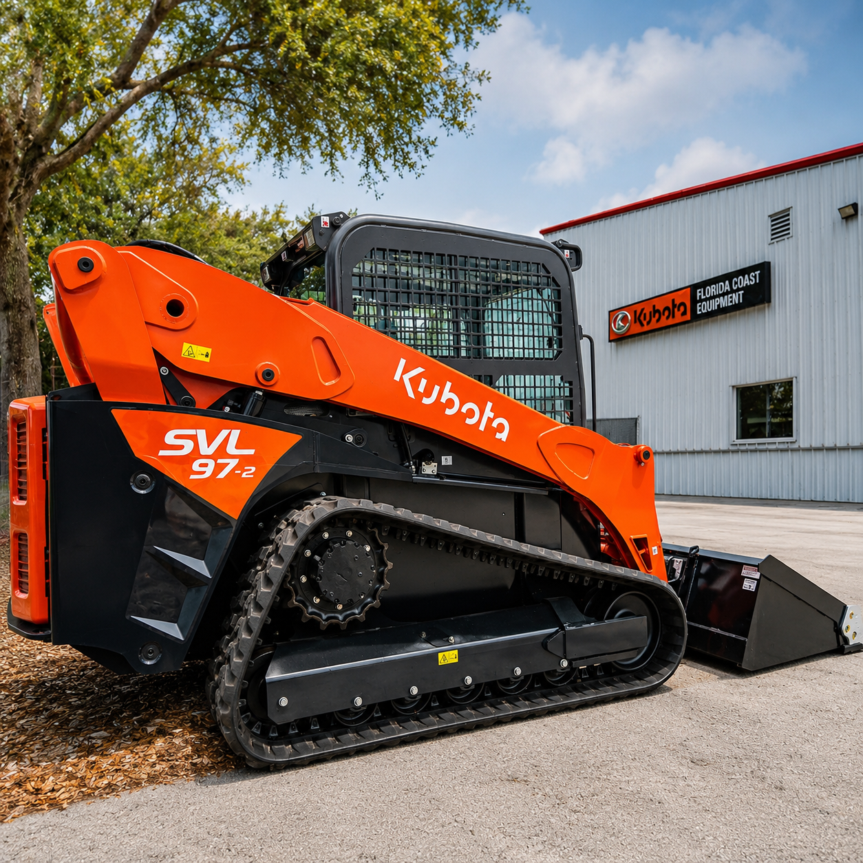 Cargador compacto de orugas Kubota para construcción, maquinaria compacta y aplicaciones de trabajo pesado gestionado por Grupo Amarel