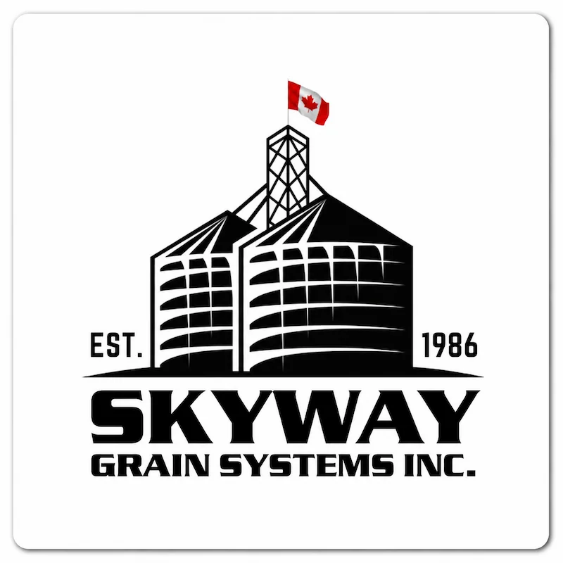 Skyway Grain Systems Inc. marca especializada en silos, sistemas de almacenamiento de granos y equipos industriales para manejo de granos suministrada por Grupo Amarel